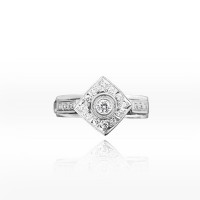 Prsten s brilianty - Cubric Diamant